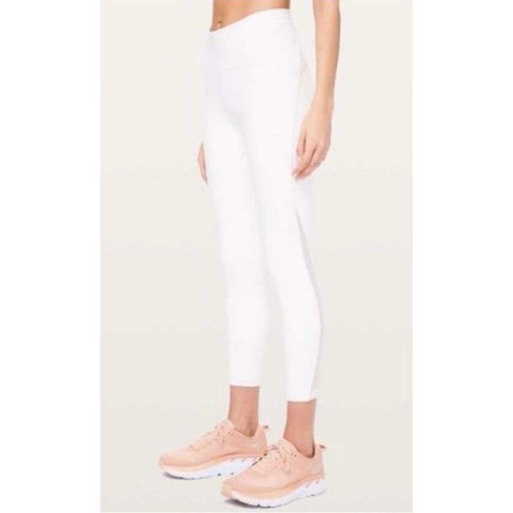 Lululemon Train Times 7/8 Pant 25" Leggings Off White Size 4